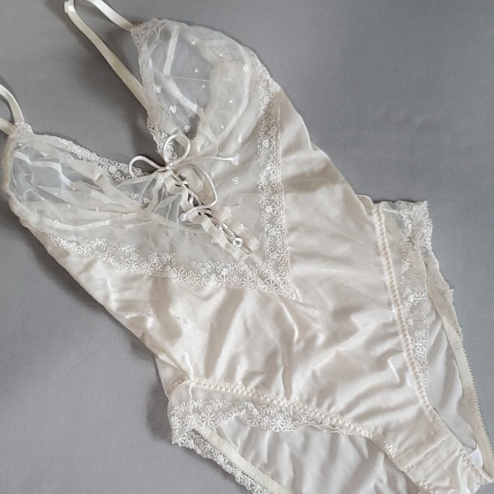 Vintage Dior Ivory White - Body Suit